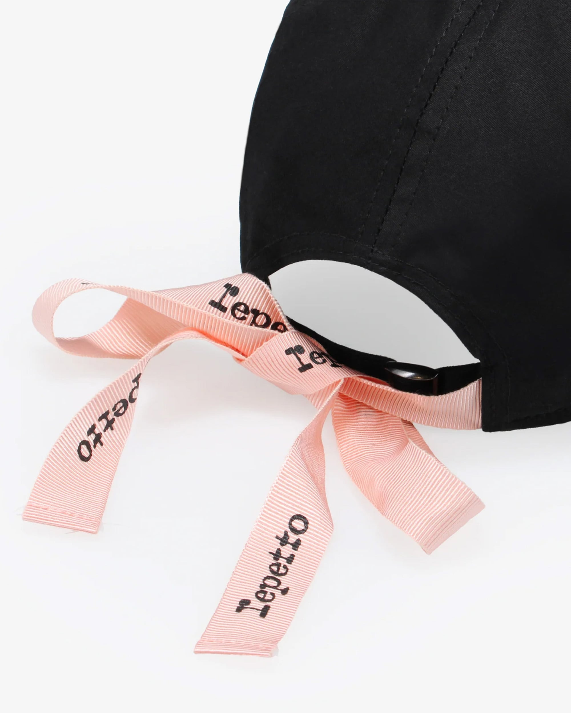 レペットロゴ キャップ w/リボン - ノワール レペットロゴ キャップ w/リボン - ノワール