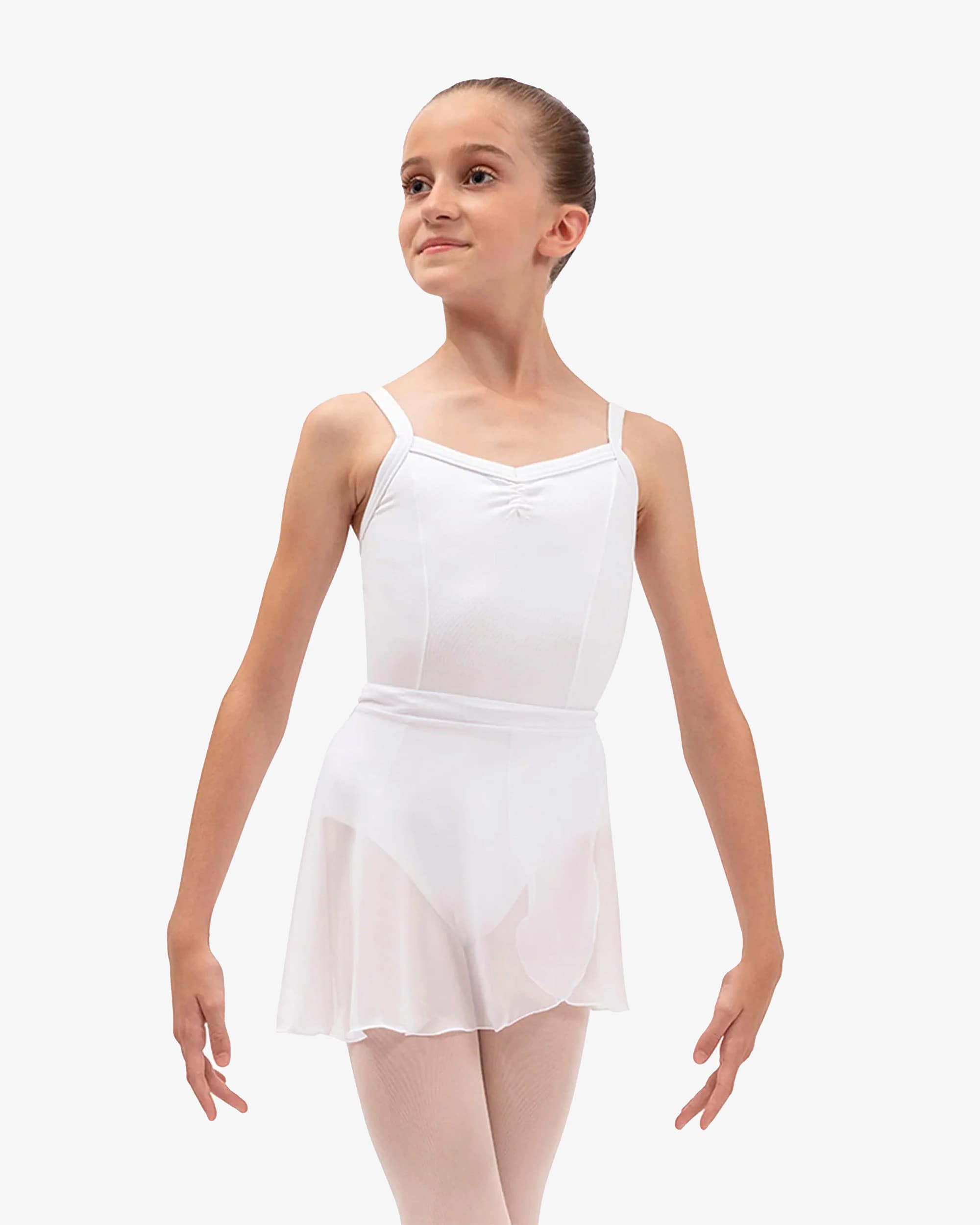 ショート シフォン スカート - キッズ - ブラン ショート シフォン スカート - キッズ - ブラン