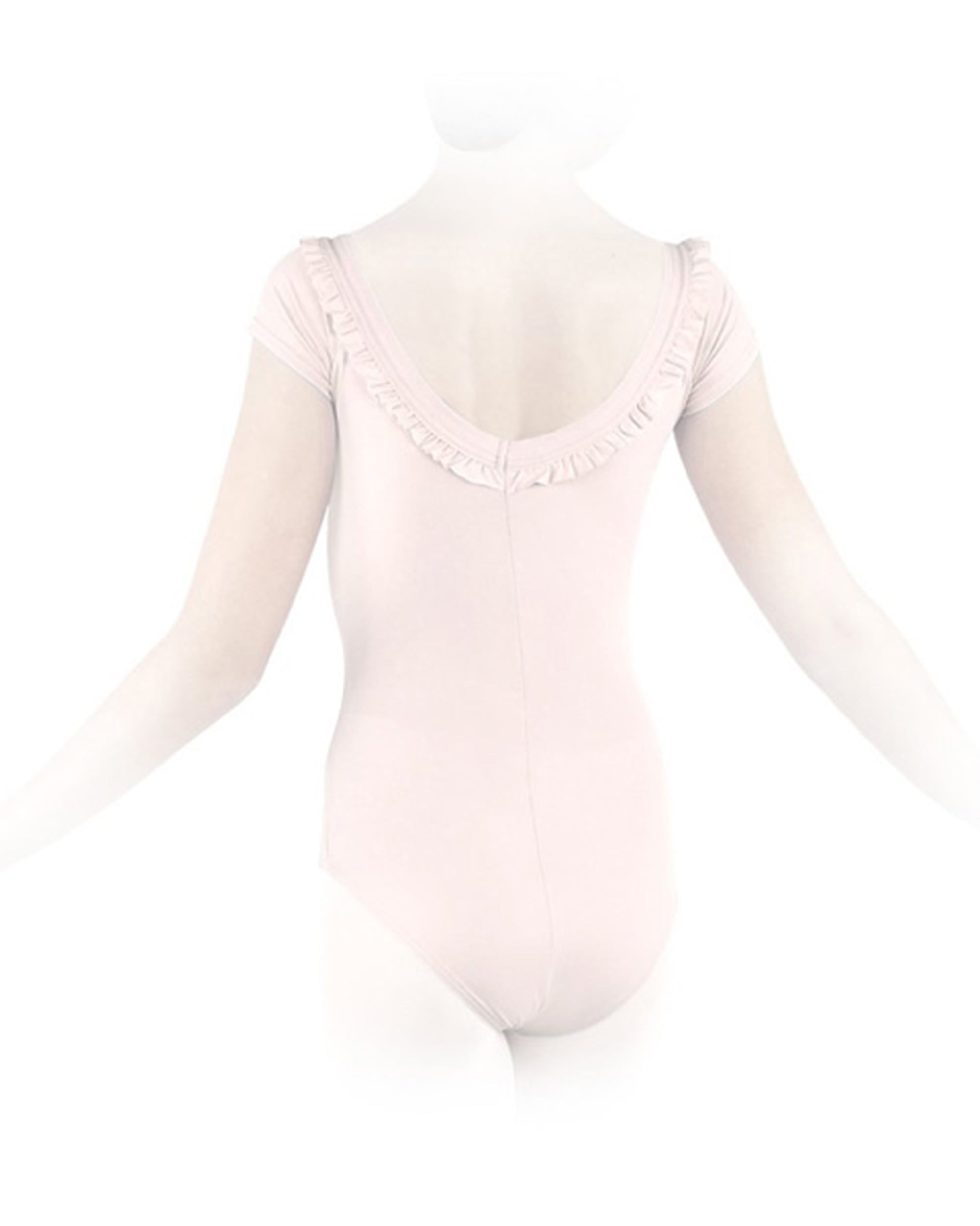 ショートスリーブ レオタード - キッズ - ローズ ペタル ショートスリーブ レオタード - キッズ - ローズ ペタル