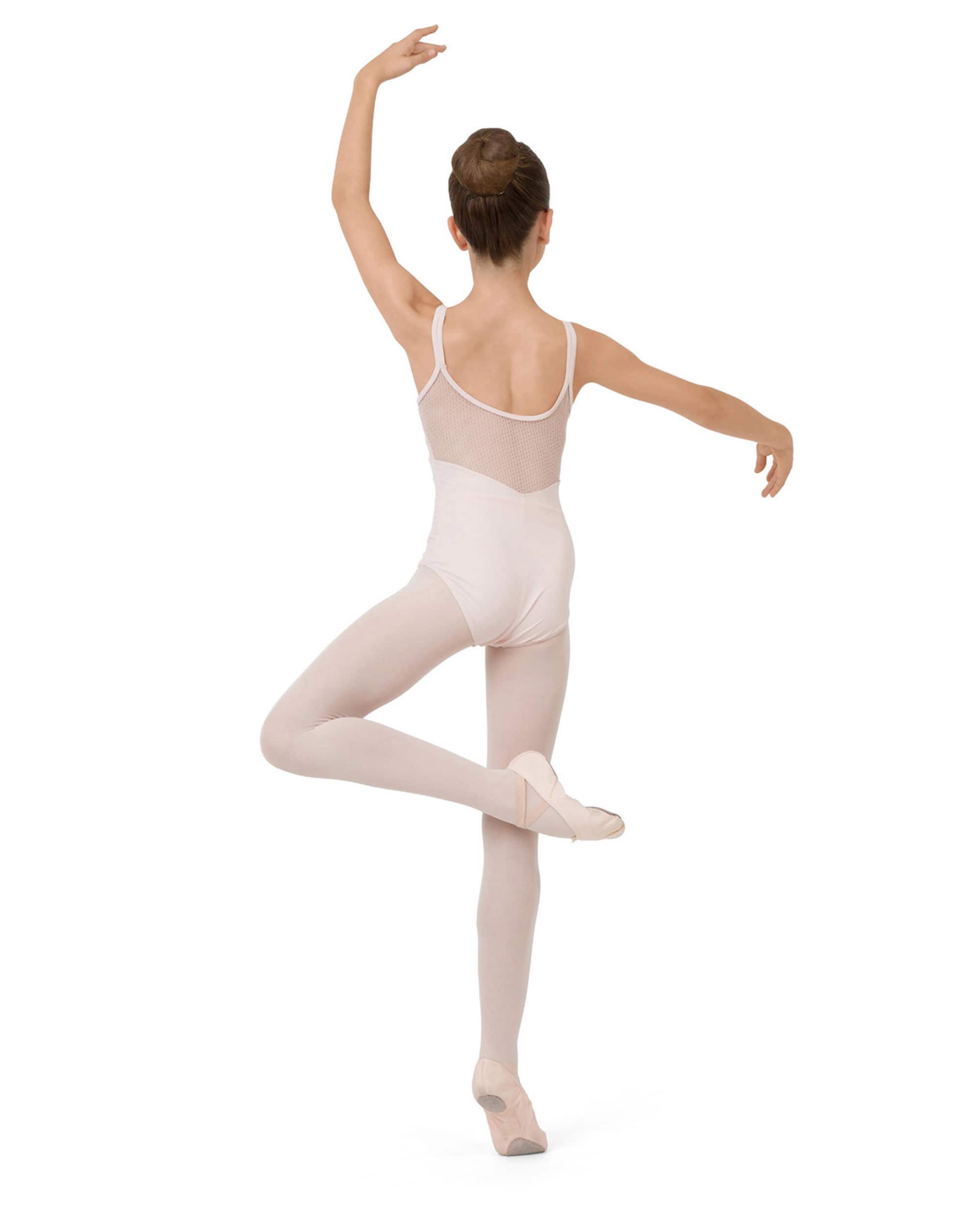 レースバック レオタード - キッズ - ローズ ペタル レースバック レオタード - キッズ - ローズ ペタル