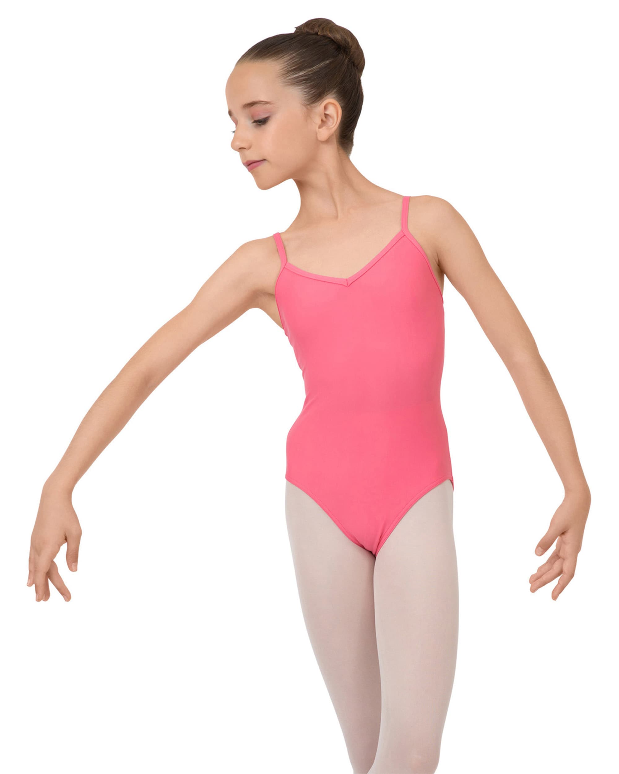 シンストラップ レオタード - キッズ - ローズ プペ シンストラップ レオタード - キッズ - ローズ プペ