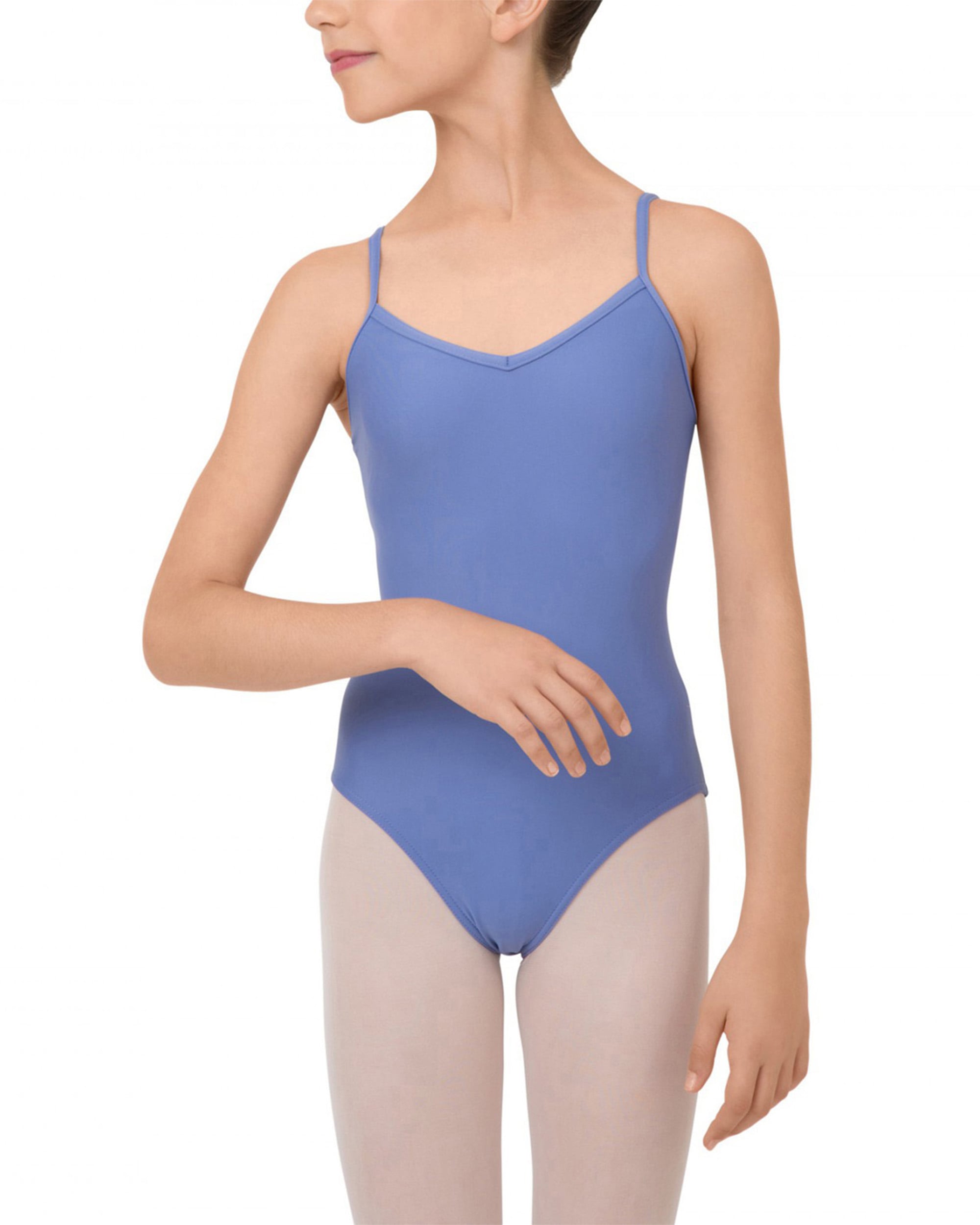 シンストラップ レオタード - キッズ - ブルー グラシエ シンストラップ レオタード - キッズ - ブルー グラシエ