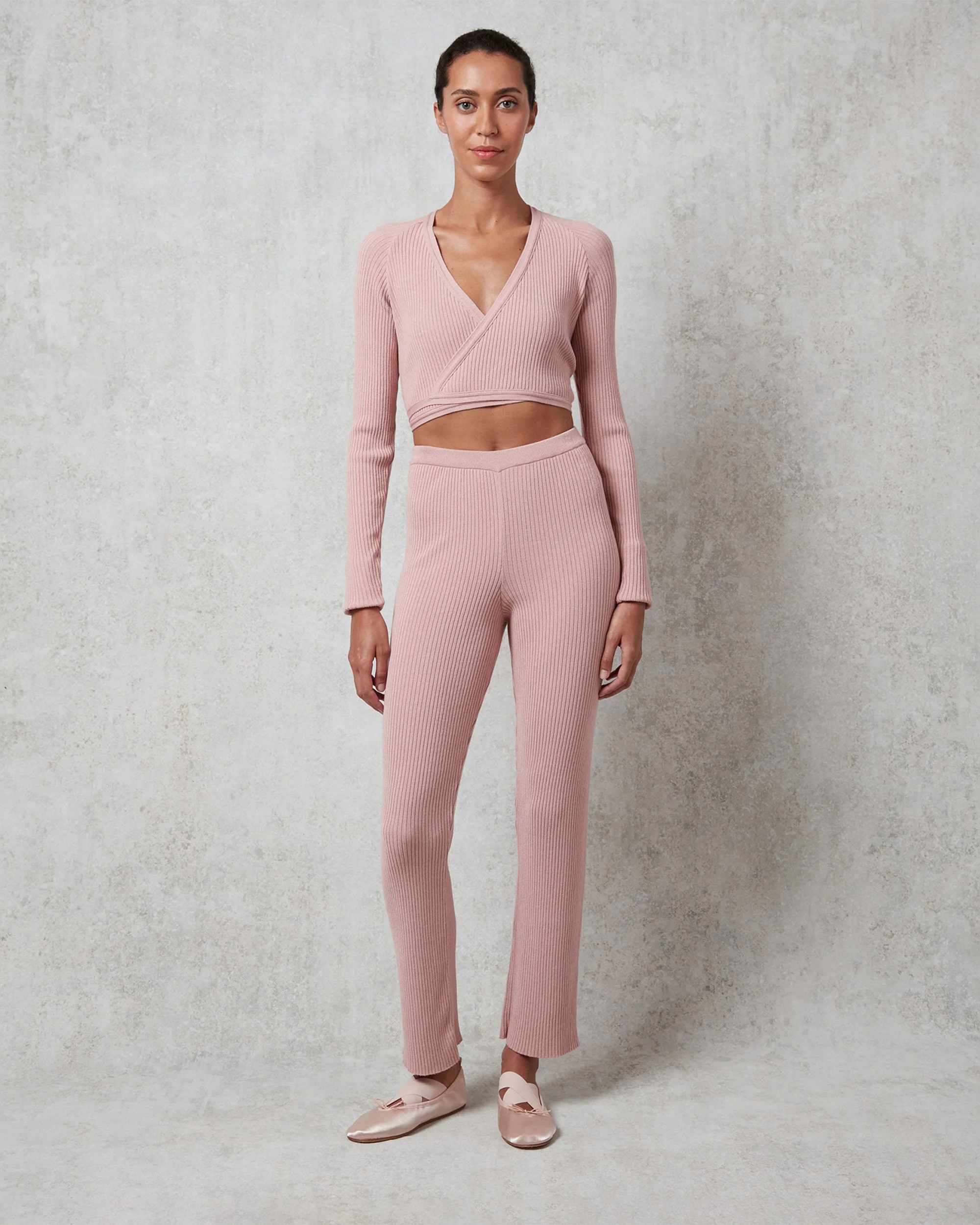 リブニット パンツ - ロマンス リブニット パンツ - ロマンス