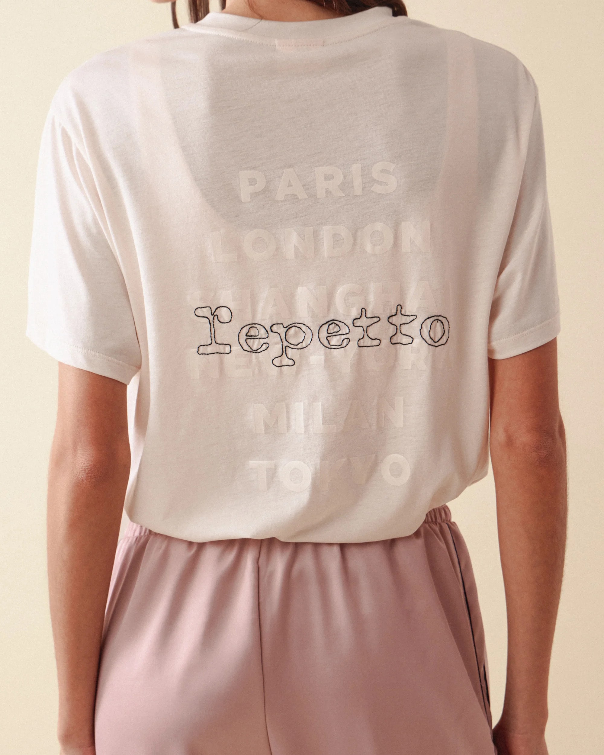 シティー ダンス グラフィック Tシャツ - ロゼ クレール