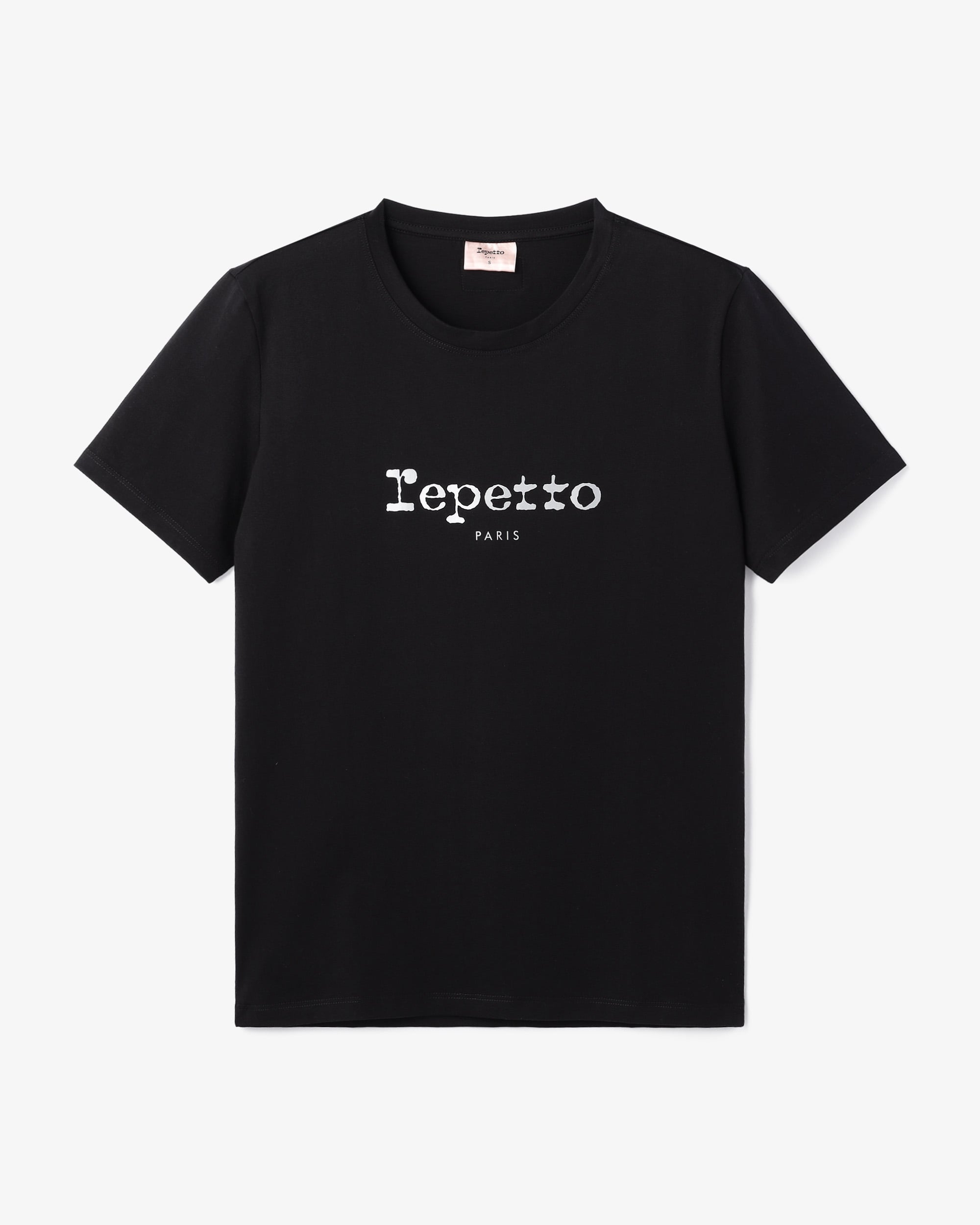 レペットロゴ Tシャツ - ノワール / アルジャン レペットロゴ Tシャツ - ノワール / アルジャン