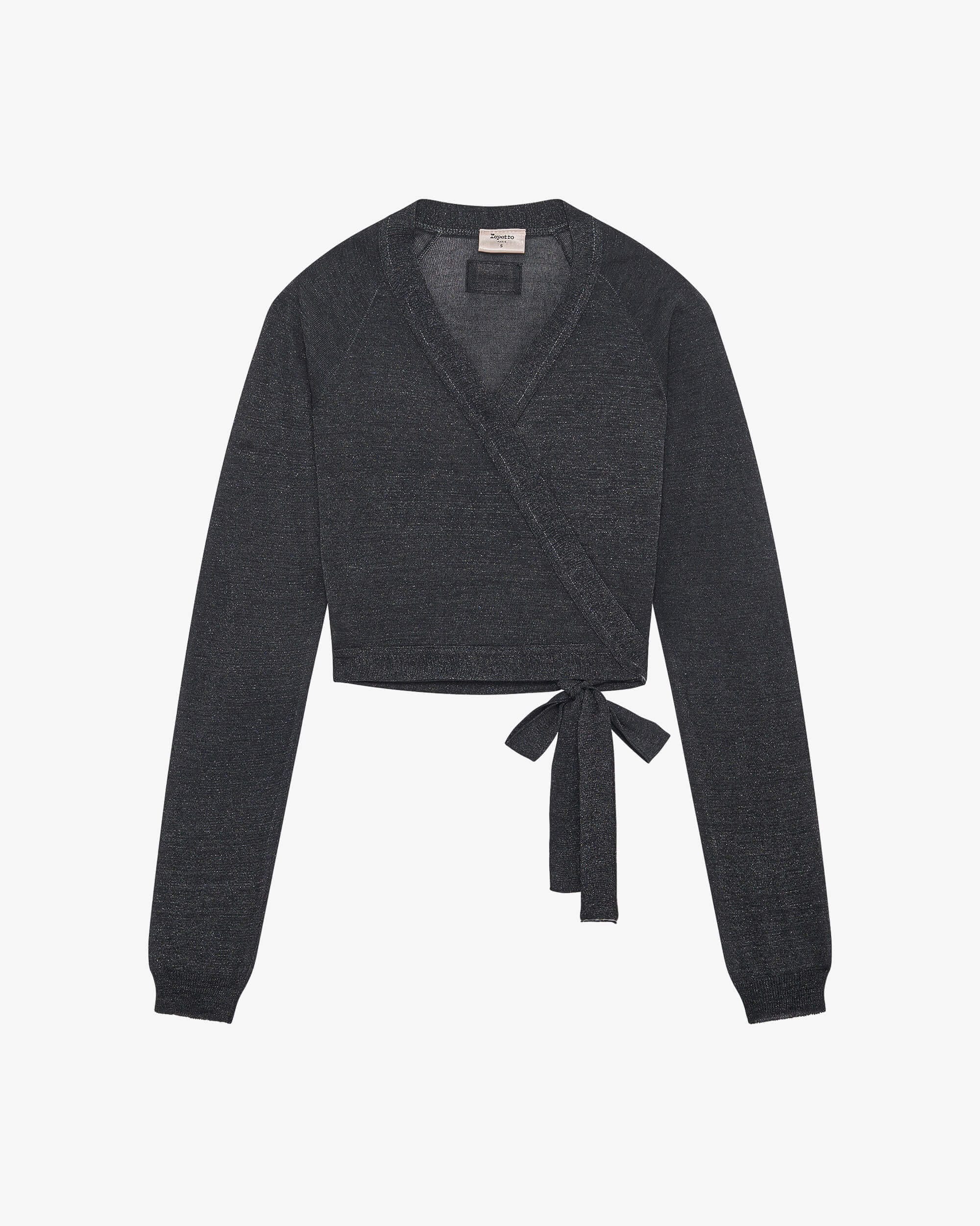 ラップフロント トップ - ノワール / アルジャン ラップフロント トップ - ノワール / アルジャン