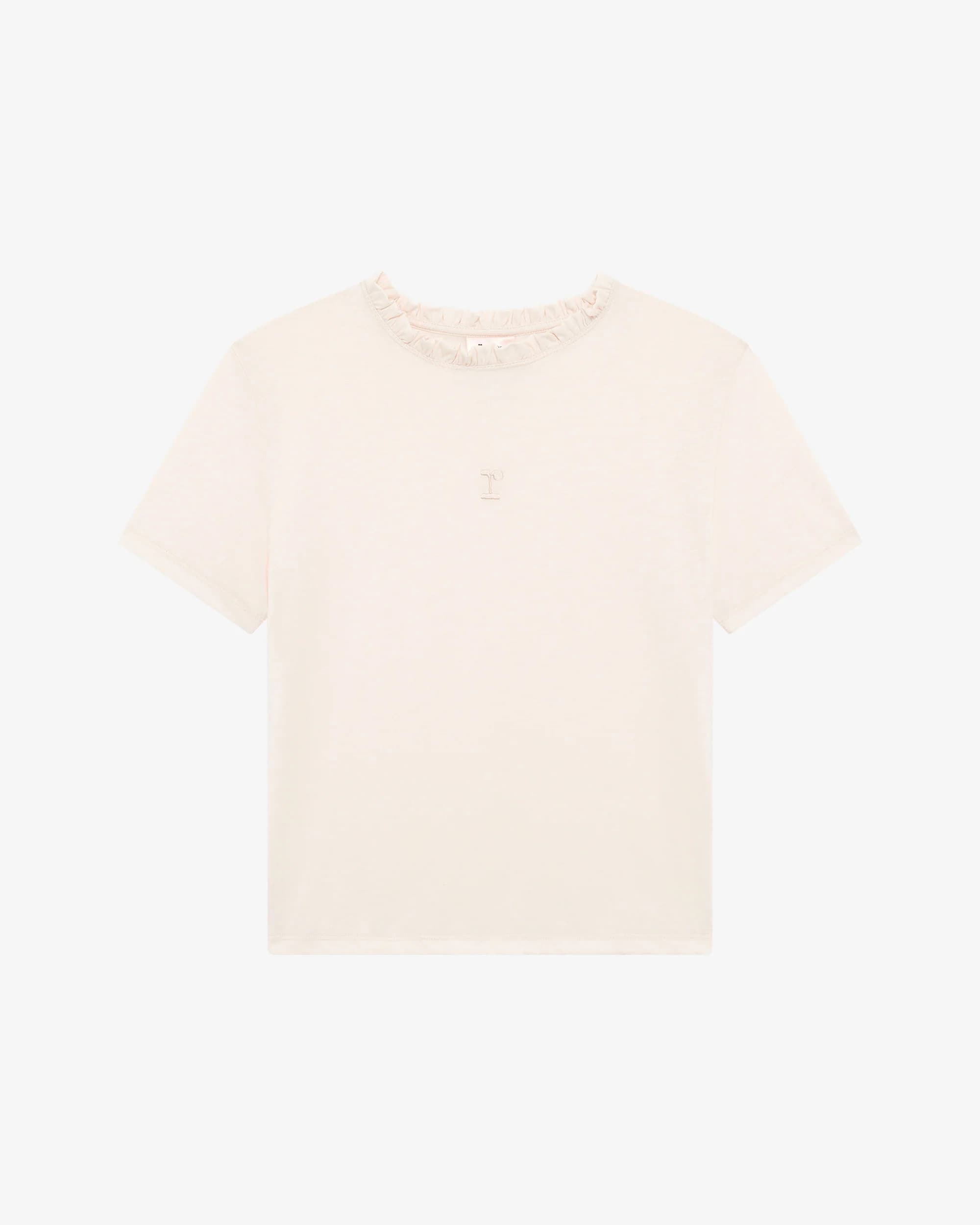 ラッフルド カラー Tシャツ - ロゼ クレール