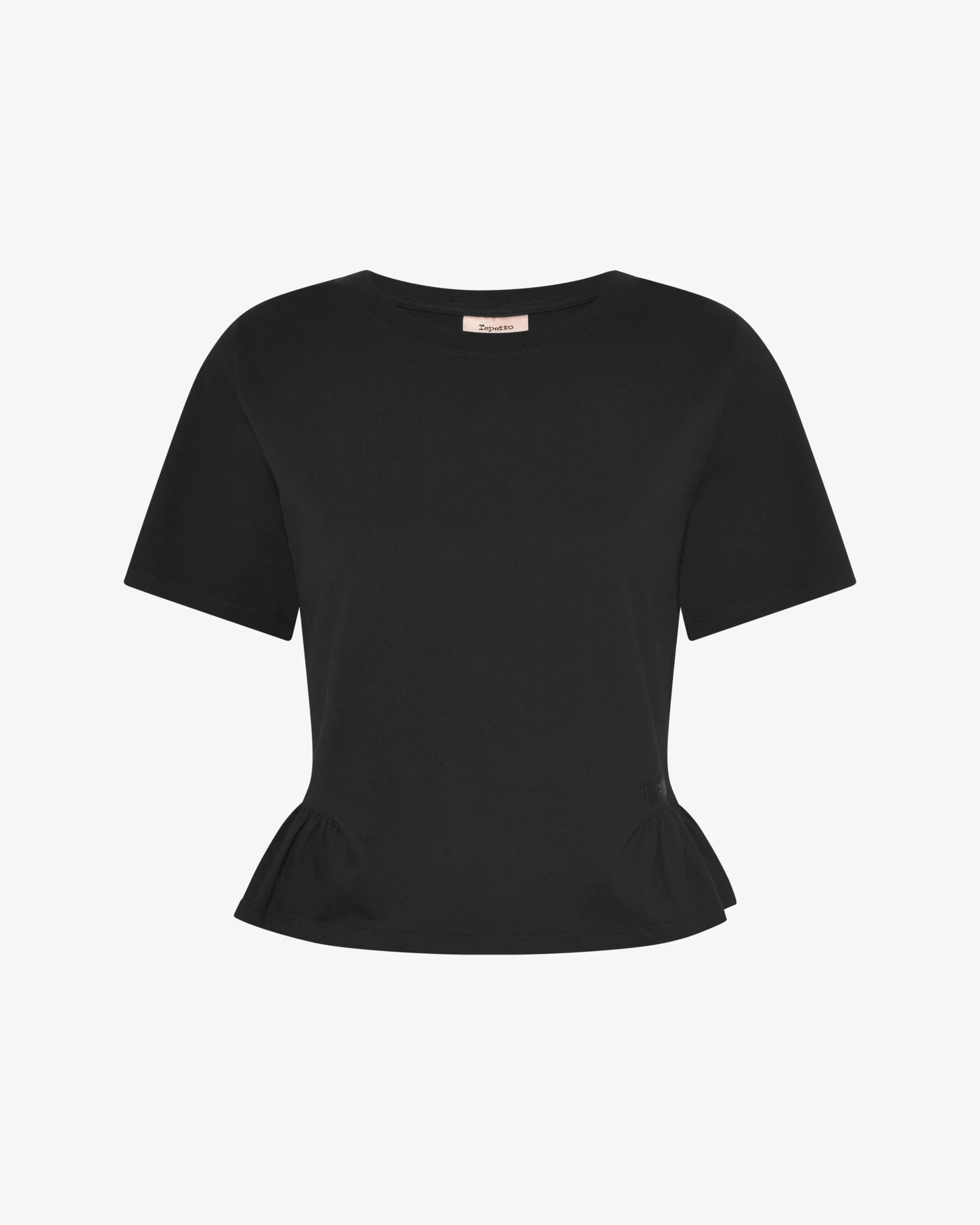 プリーテッド Tシャツ - ノワール プリーテッド Tシャツ - ノワール