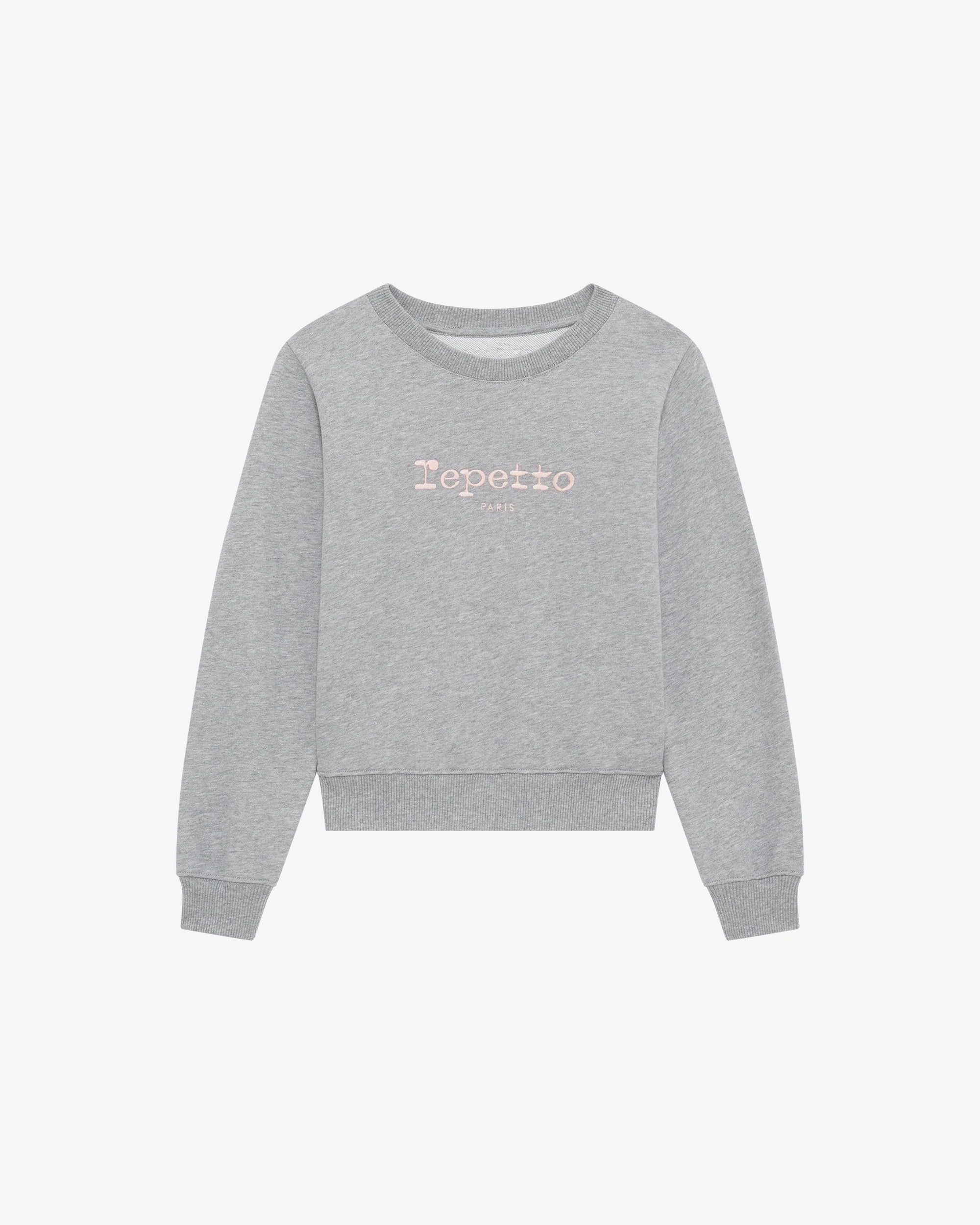 〔WEB限定〕レペットロゴ スウェットシャツ - キッズ - グリ シネ 〔WEB限定〕レペットロゴ スウェットシャツ - キッズ - グリ シネ