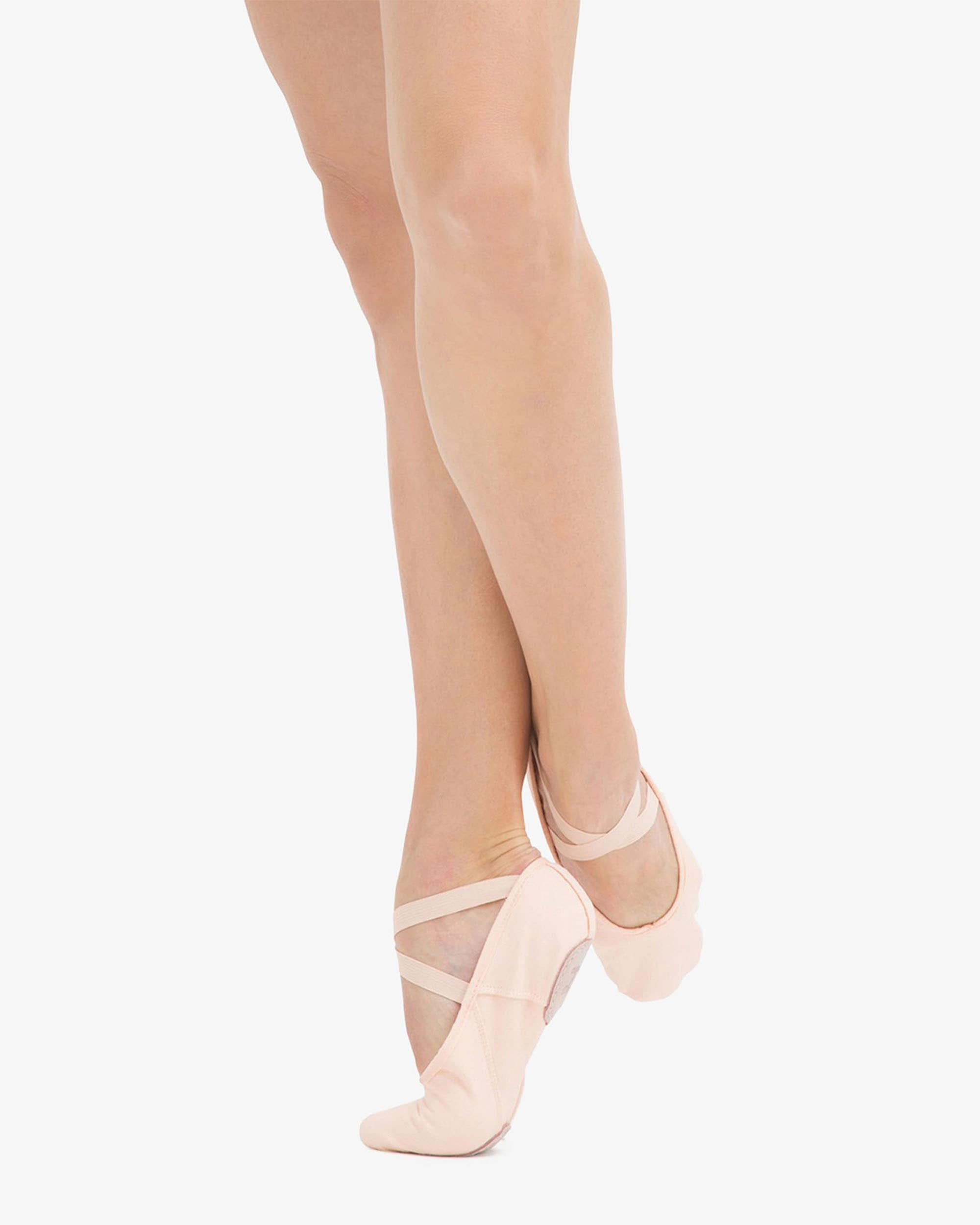 Soft ballet shoes with split sole - ローズ ペタル Soft ballet shoes with split sole - ローズ ペタル