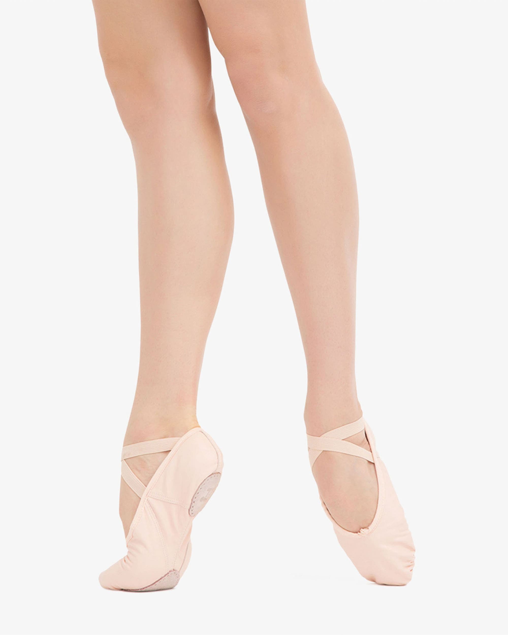 Leather split sole ballet shoes - ローズ ペタル Leather split sole ballet shoes - ローズ ペタル