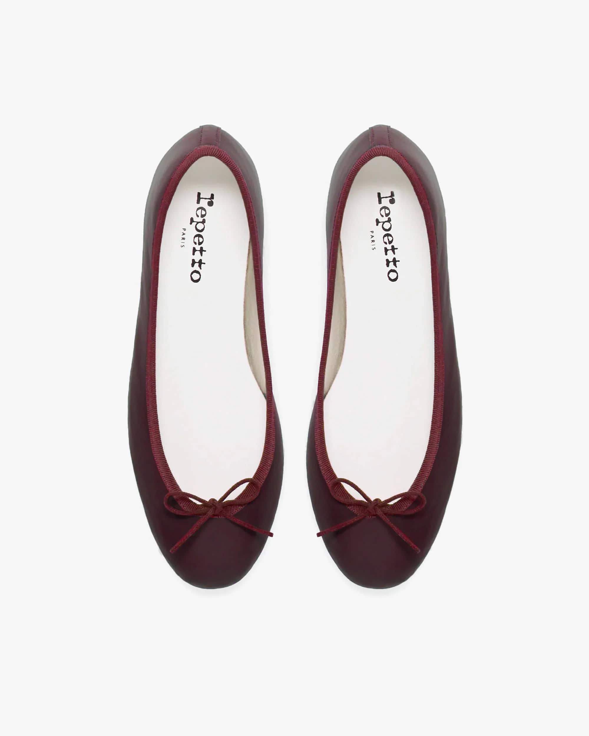 Camille バレリーナ - ラバーソール - EUサイズ - ディープ ワイン Camille バレリーナ - ラバーソール - EUサイズ - ディープ ワイン