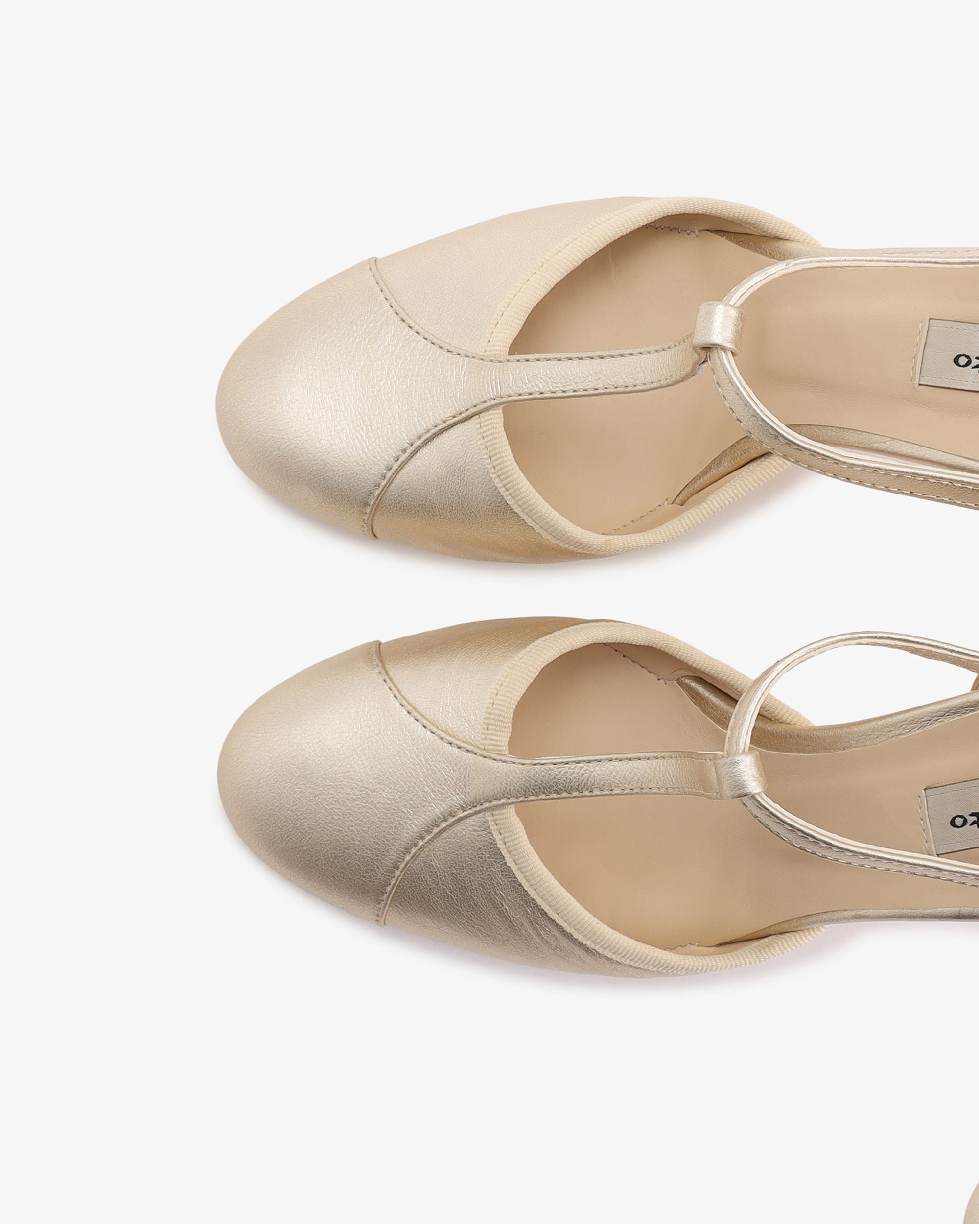 〔WEB限定〕Baya Tストラップ パンプス - FRサイズ - Or clair bulle 〔WEB限定〕Baya Tストラップ パンプス - FRサイズ - Or clair bulle