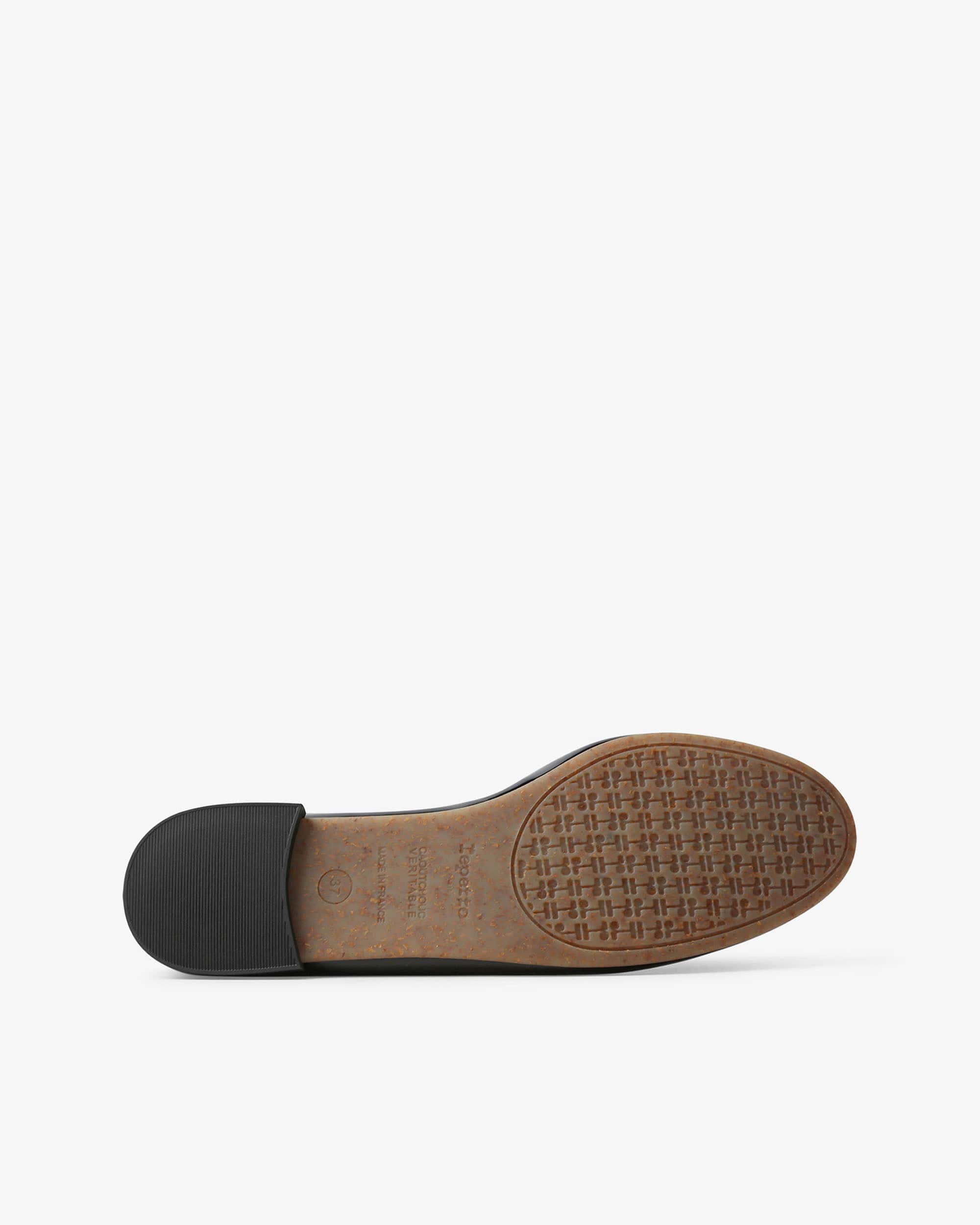 Cendrillon Vegan バレエフラット - ラバーソール【New Size】 - Noir Cendrillon Vegan バレエフラット - ラバーソール【New Size】 - Noir