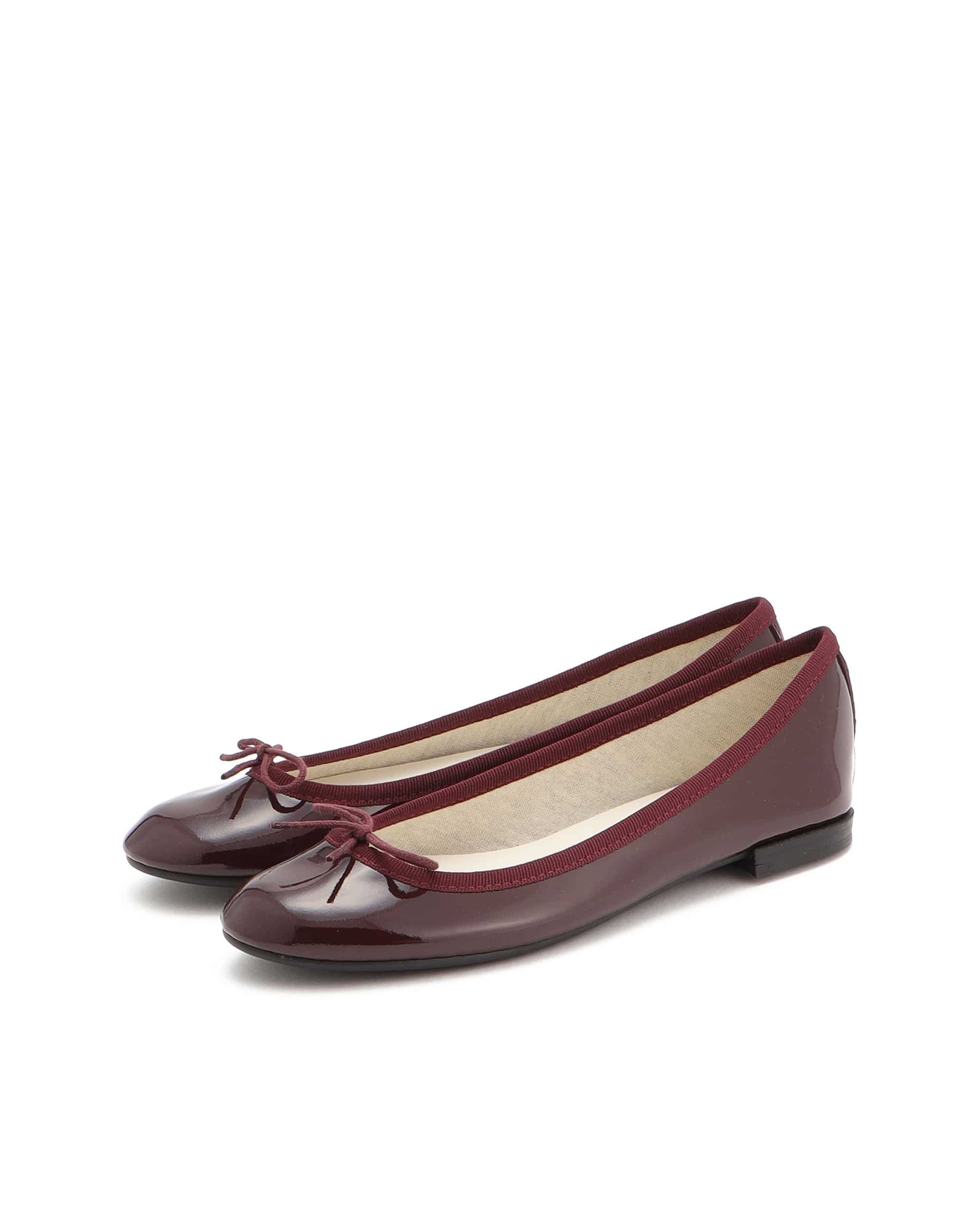 Cendrillon バレエフラット - ラバーソール - EUサイズ - ディープ ワイン Cendrillon バレエフラット - ラバーソール - EUサイズ - ディープ ワイン