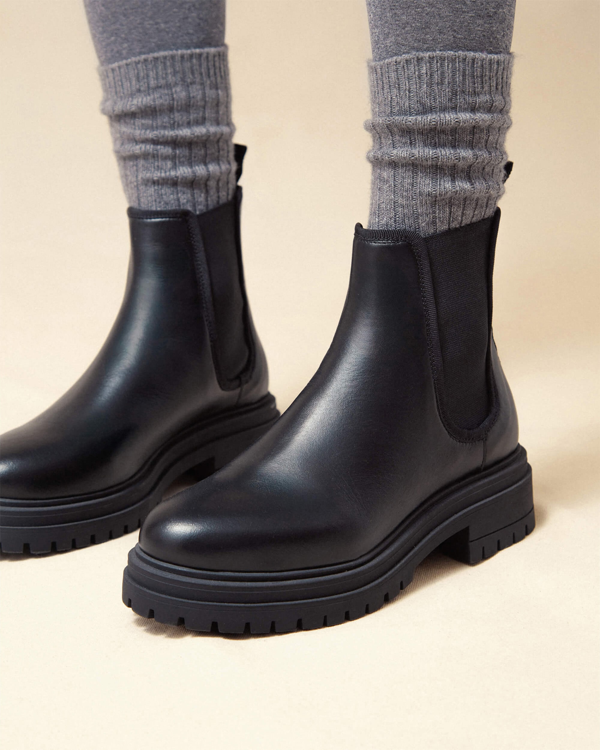 Melissa チャンキーブーツ - Noir Melissa チャンキーブーツ - Noir