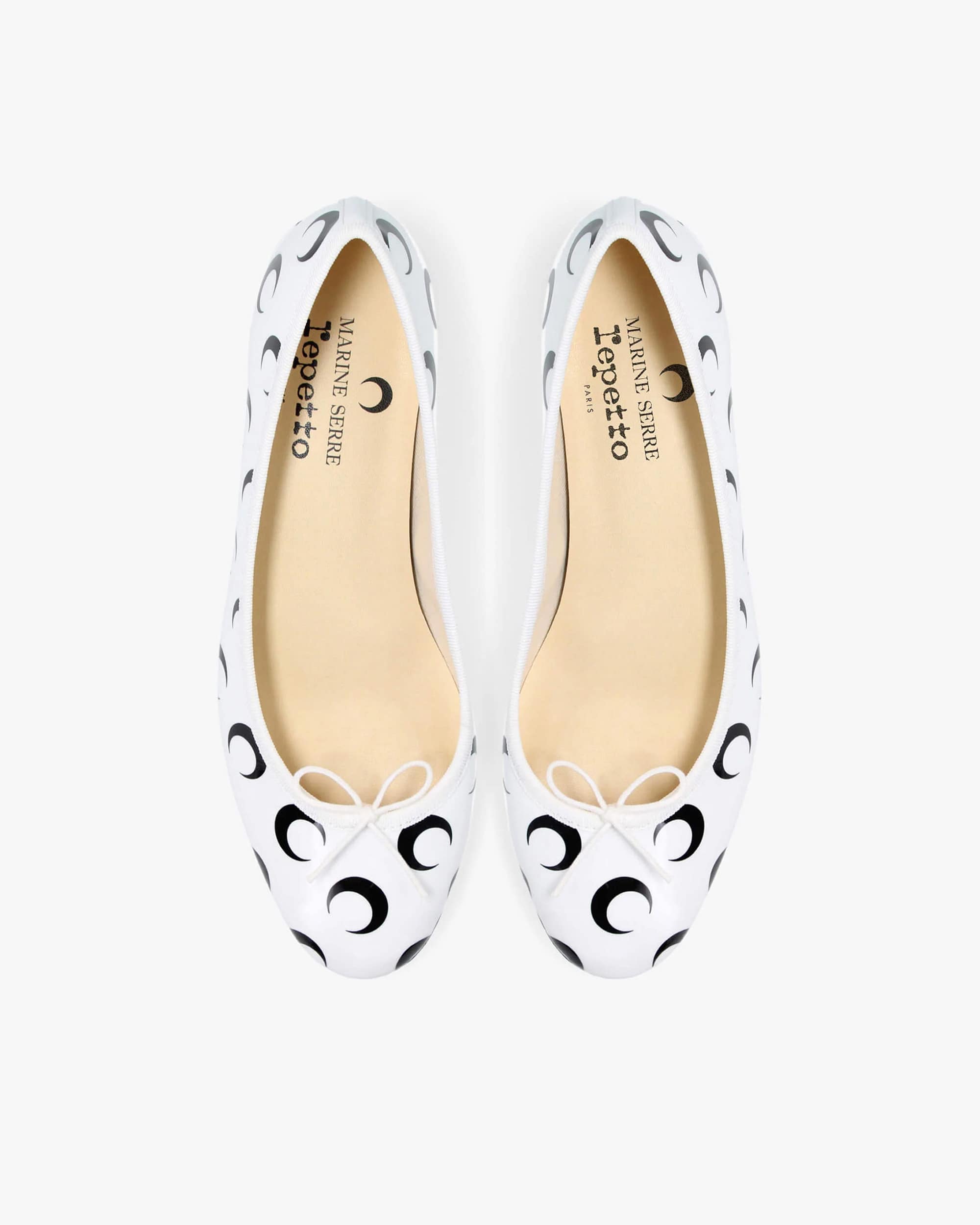 Repetto x Marine Serre Camille バレリーナ - EUサイズ - ブラン / ノワール Repetto x Marine Serre Camille バレリーナ - EUサイズ - ブラン / ノワール