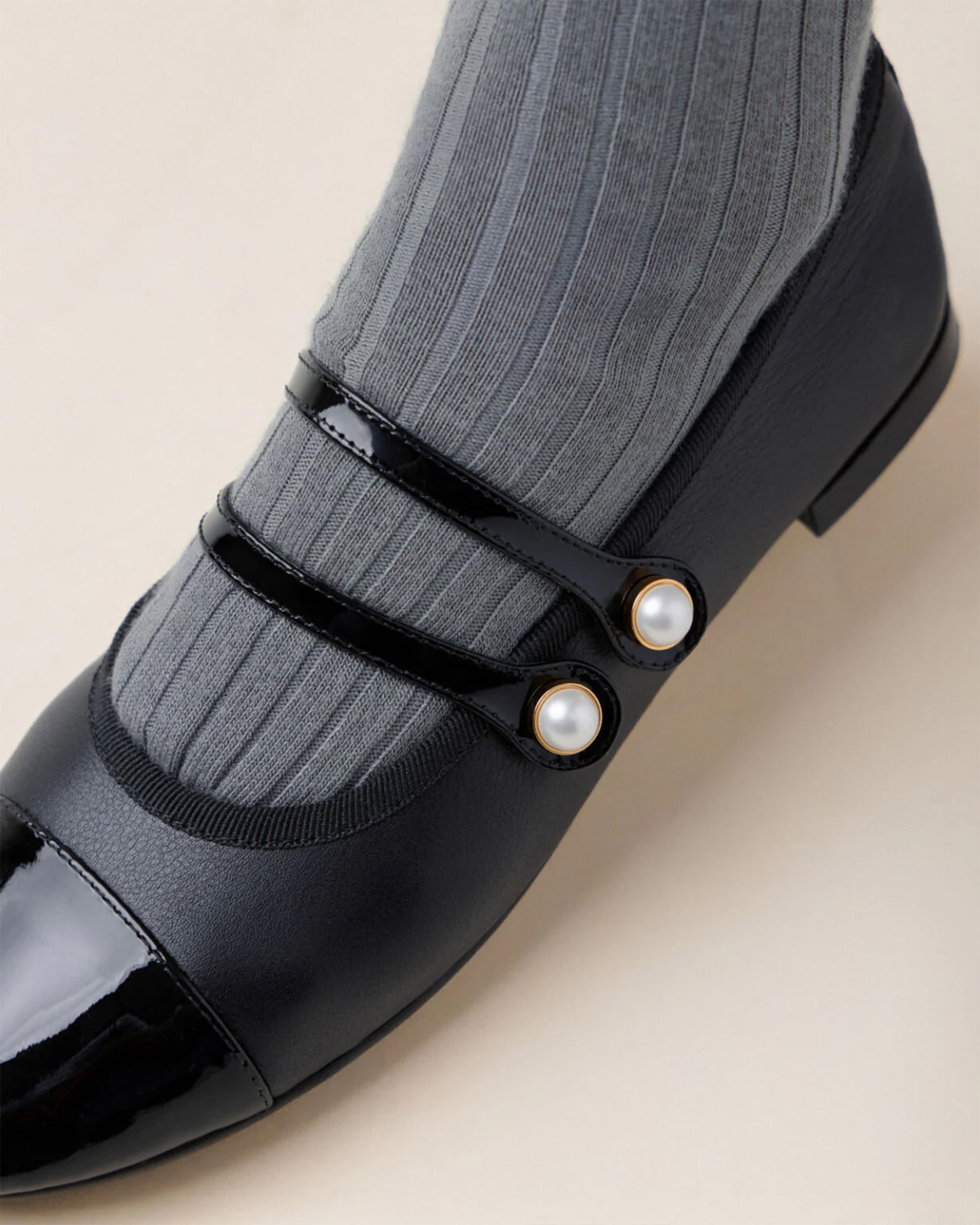 Erin Perle メリージェーン - ラバーソール - EUサイズ - ノワール Erin Perle メリージェーン - ラバーソール - EUサイズ - ノワール