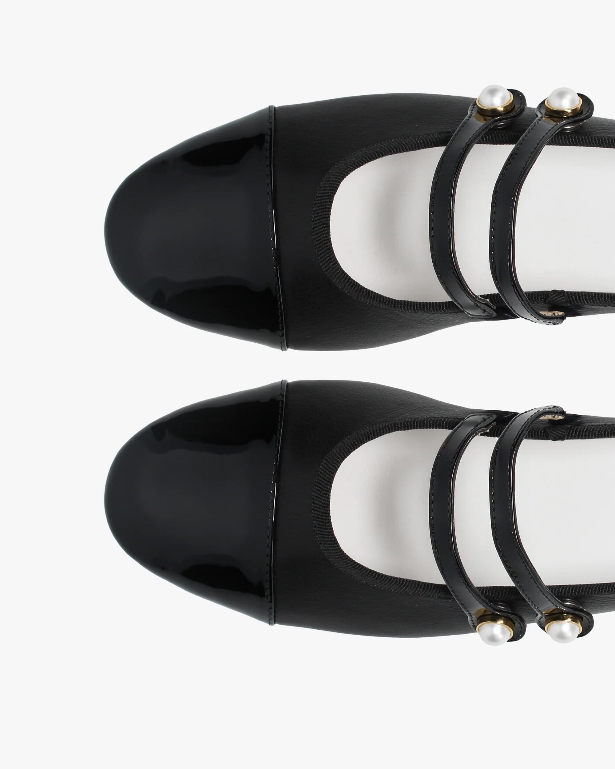 Erin Perle メリージェーン - ラバーソール - EUサイズ - ノワール Erin Perle メリージェーン - ラバーソール - EUサイズ - ノワール