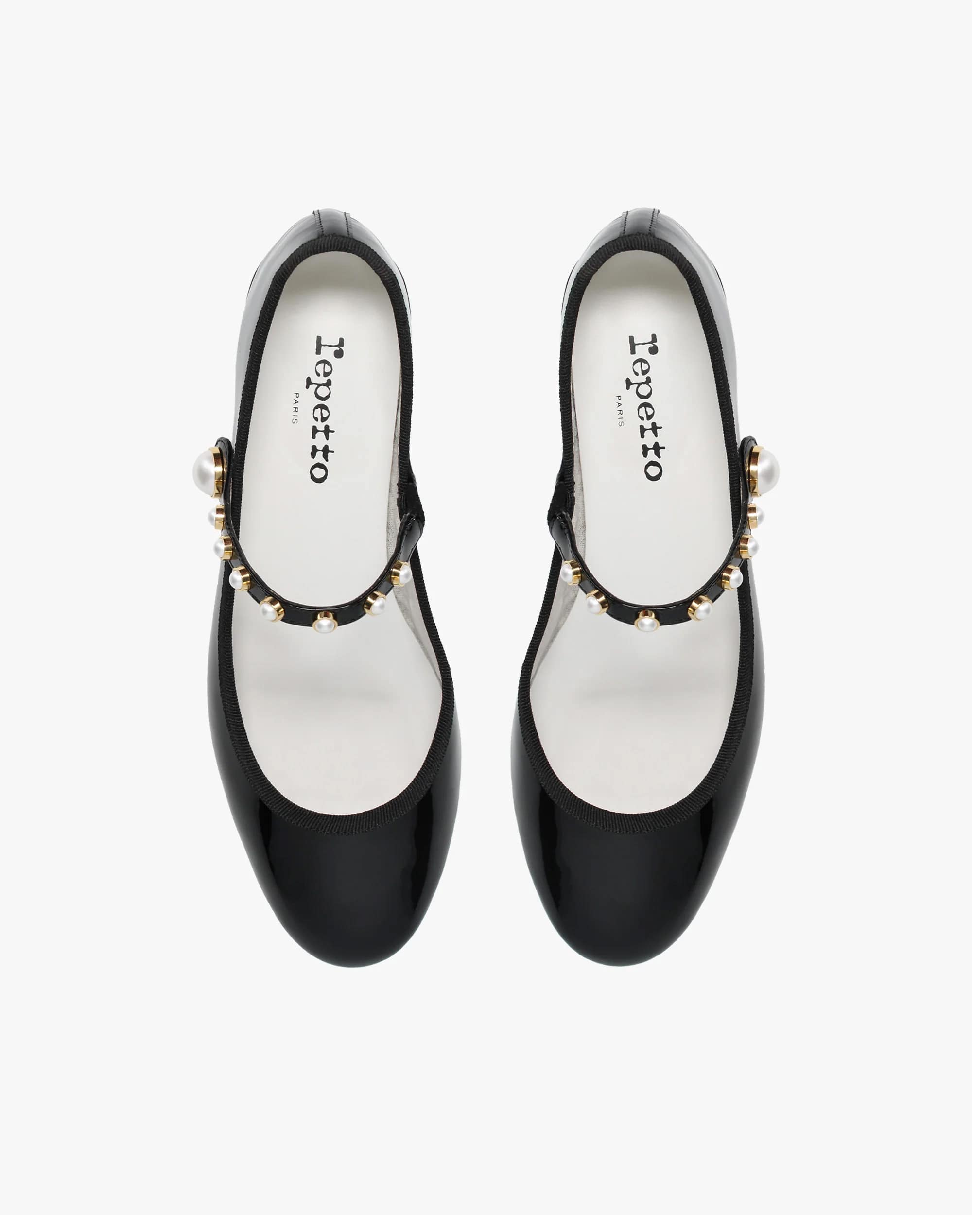 Rose Perle メリージェーン - EUサイズ - ノワール Rose Perle メリージェーン - EUサイズ - ノワール