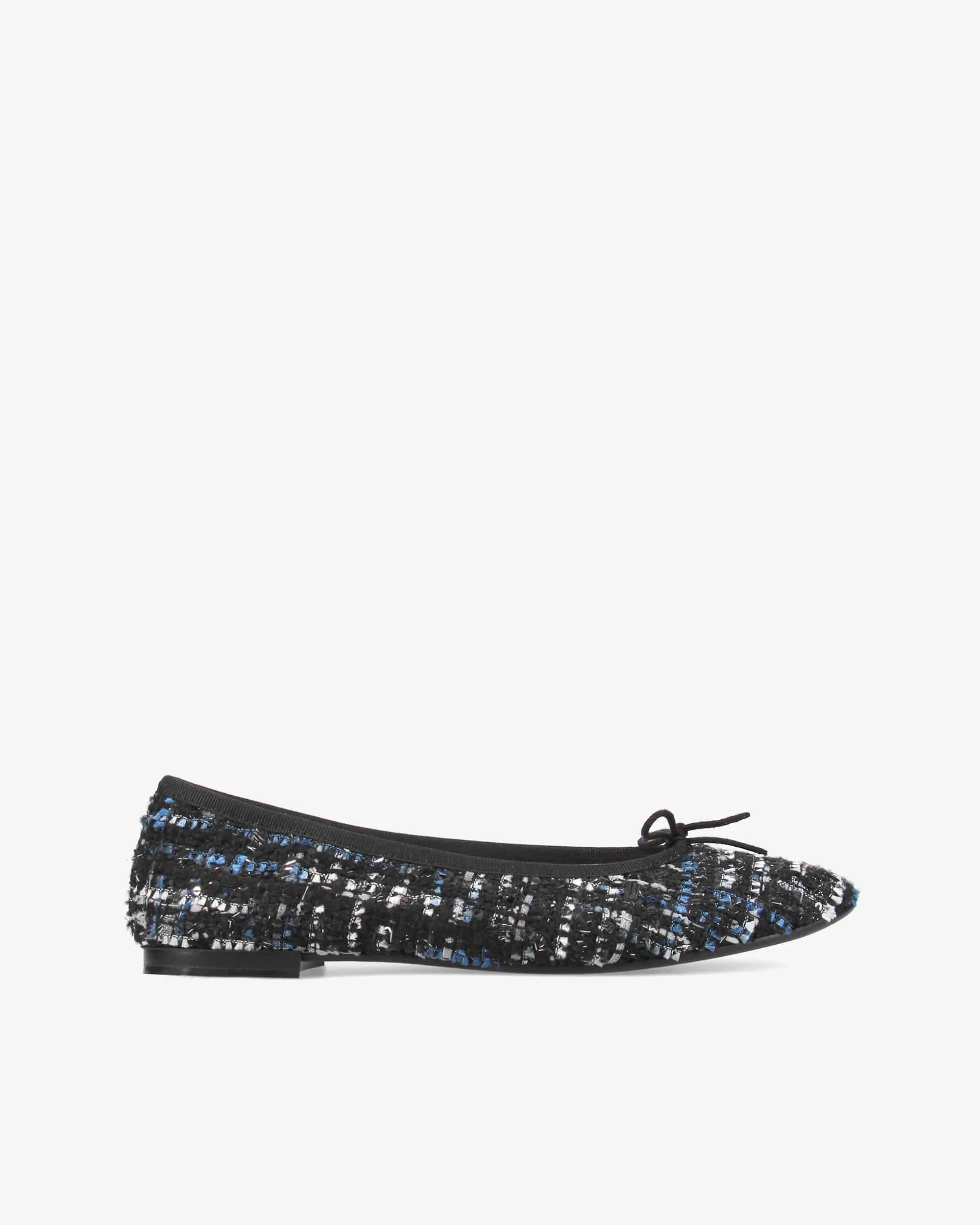 Cendrillon Haute バレエフラット - ラバーソール - EUサイズ - ブルー ノワール Cendrillon Haute バレエフラット - ラバーソール - EUサイズ - ブルー ノワール