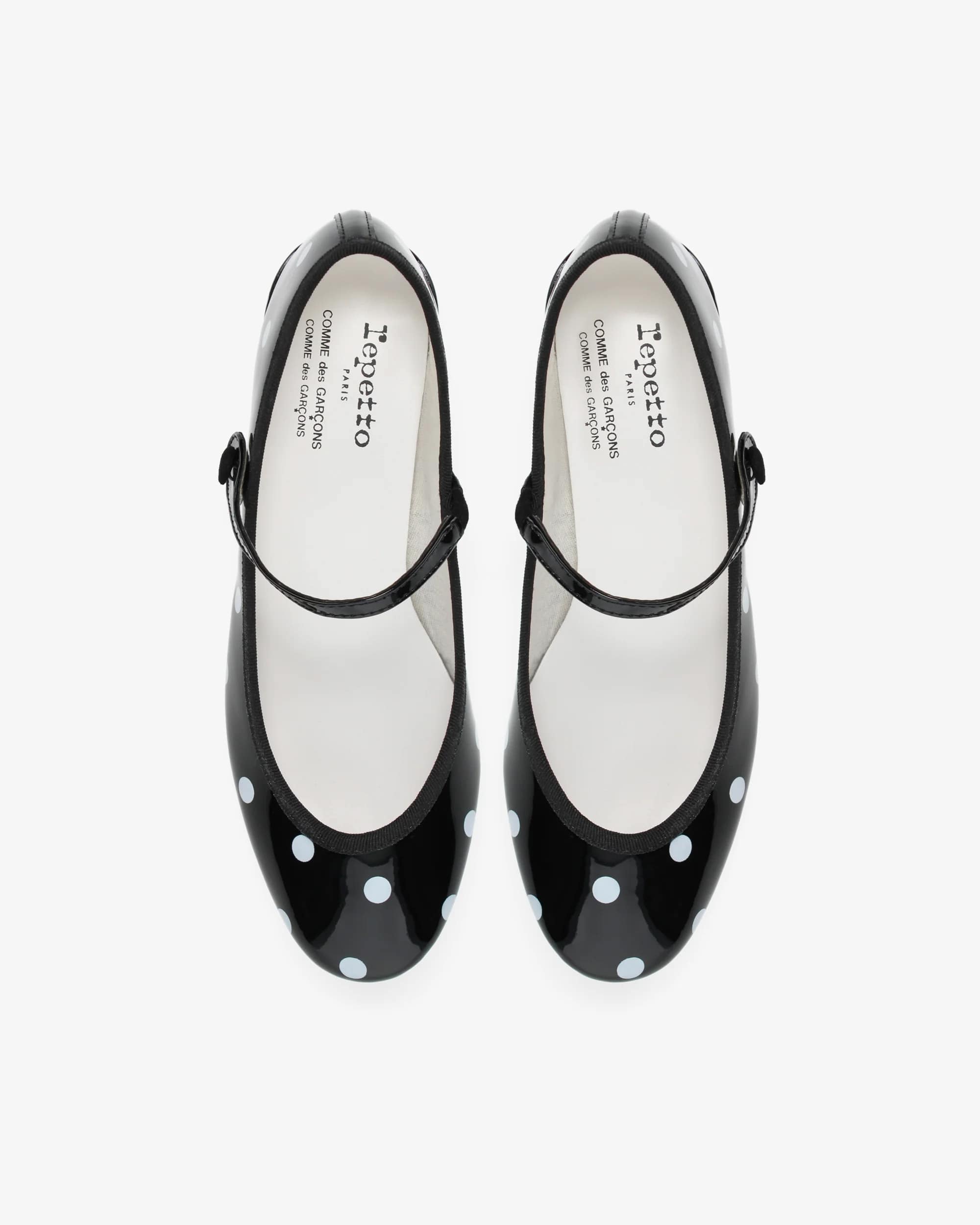 〔WEB限定〕Repetto x COMME des GARCONS COMME des GARCONS - Rose メリージェーン - EUサイズ - ノワール / ポルカ ドット 〔WEB限定〕Repetto x COMME des GARCONS COMME des GARCONS - Rose メリージェーン - EUサイズ - ノワール / ポルカ ドット