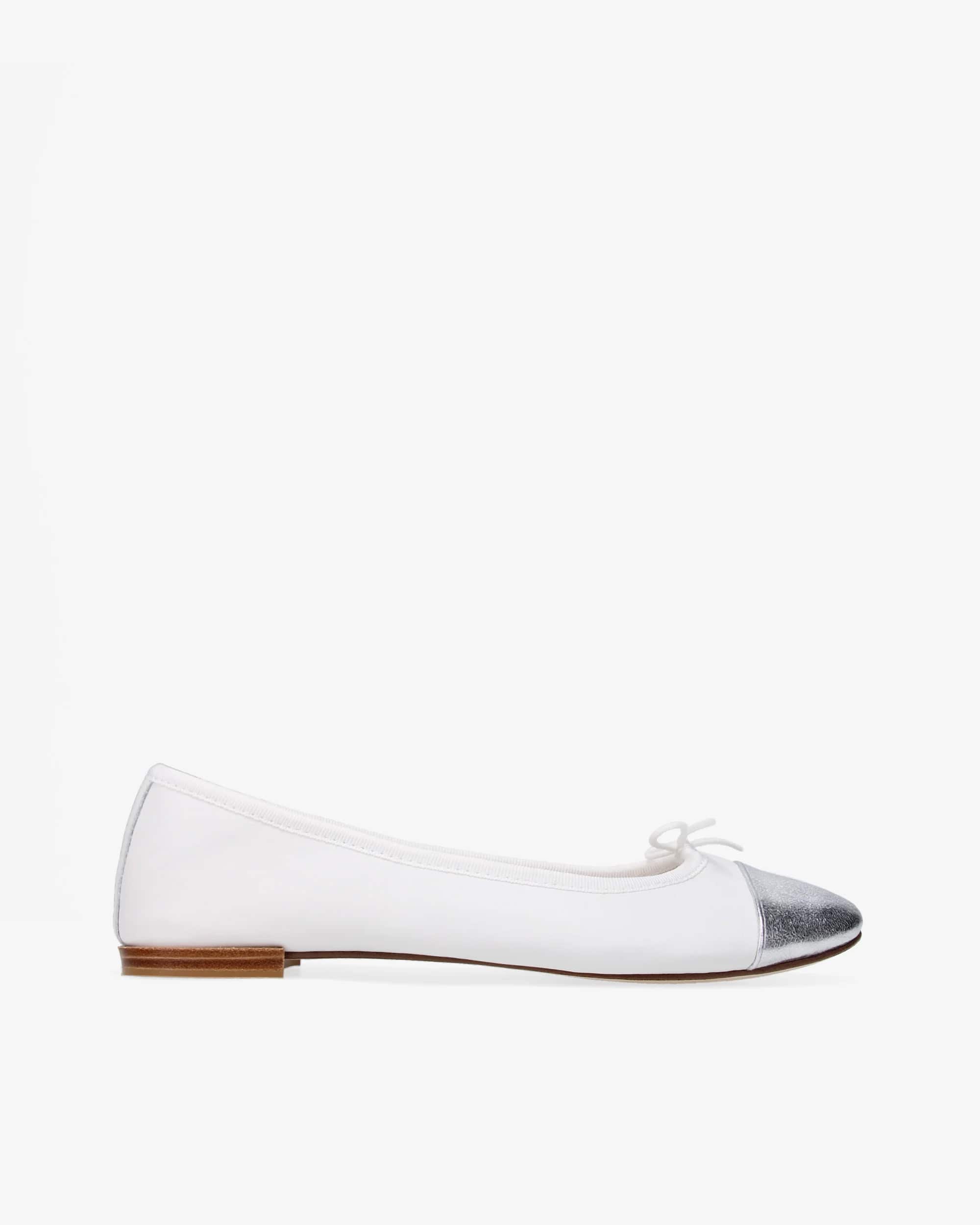 Flora バレエフラット - EUサイズ - ブラン / アルジャン Flora バレエフラット - EUサイズ - ブラン / アルジャン